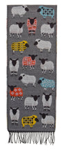 Scarf with Sheep Motif